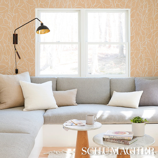 Solandra Vine Sisal Straw by Schumacher Botanical Grasscloth Wallpaper – Schumacher 5013042