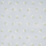 Taylor Mineral by Schumacher - Modern dotted pattern wallpaper in soft blue and green, shown in a bathroom setting.