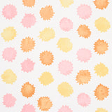 Mini Bursts Yellow & Pink by Celerie Kemble Watercolor Polka Dot Wallpaper – Schumacher 5013101