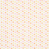 Mini Bursts wallpaper in yellow and pink by Celerie Kemble for Schumacher, featuring a playful watercolor polka dot pattern.