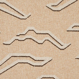 Kata Paperweave Oatmeal by Schumacher Abstract Tibetan Tiger Pattern Wallpaper – Schumacher 5013110