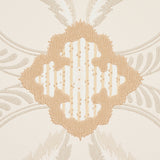 Front Waltz Grey & Gold by Schumacher Elegant Trellis Floral Wallpaper – Schumacher 5013151
