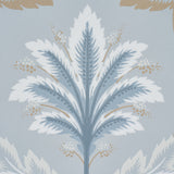 Front Waltz Light Blue by Schumacher Botanical Trellis Wallpaper – Wallflowers II Collection 5013152