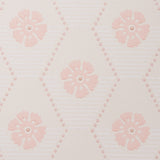 Hive Bloom Blush by Schumacher Geometric Floral Wallpaper – Hobe Erwin Collection 5013163