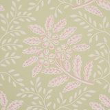 Secret Garden Green by Schumacher Hobe Erwin Botanical Wallpaper – Schumacher 5013170