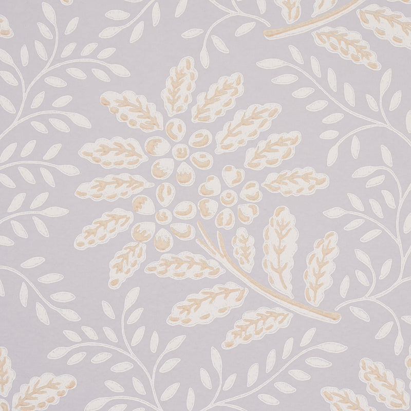 Secret Garden Grey by Schumacher Botanical Wallpaper – Hobe Erwin Collection 5013172