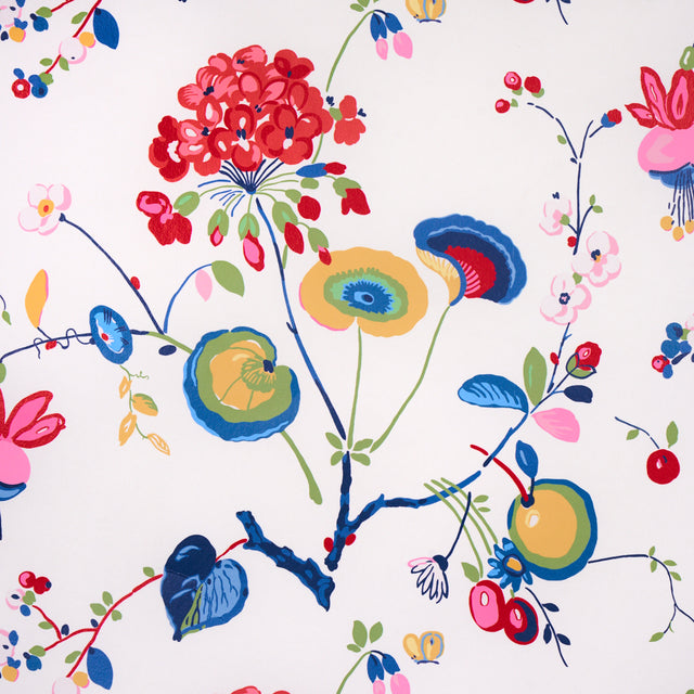 Vasily Multi by Schumacher Abstract Floral Wallpaper – Schumacher 5013211