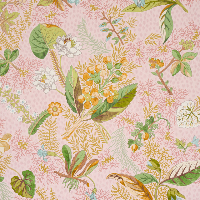 Blackwell Blush by Schumacher Botanical Wallpaper – Schumacher 5013220