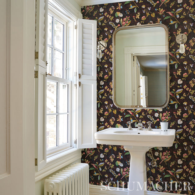 Blackwell Noir Botanical Wallpaper by Schumacher – 5013222