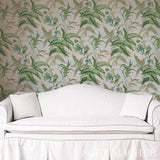 Myers Fern Lagoon by Schumacher Classic Botanical Wallpaper – Schumacher 5013230