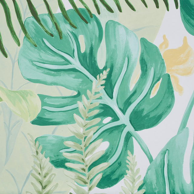 Big Tropical Panel Set Green by Schumacher Botanical Wall Mural – Schumacher 5013270