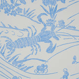 Sea Garden Porcelain Blue by Schumacher Scenic Underwater Wallpaper – Schumacher 5013280
