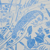 Sea Garden Porcelain Blue by Schumacher Scenic Underwater Wallpaper – Schumacher 5013280
