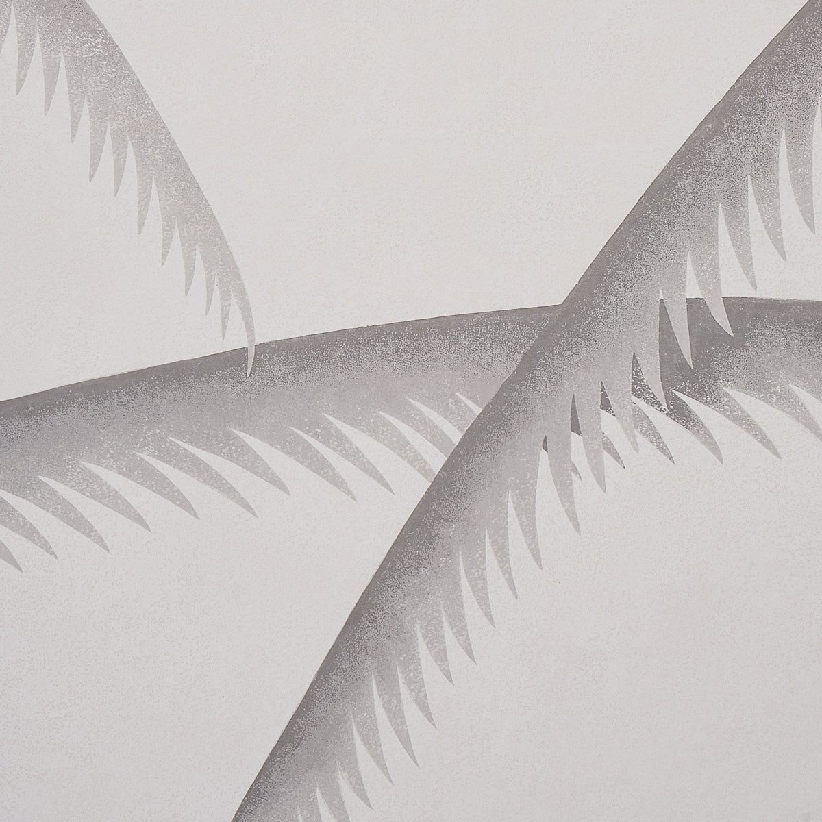 Deco Palms Charcoal by Schumacher Art Deco Palm Frond Wallpaper – Schumacher 5013301
