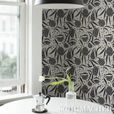 RUBUS Stone Painterly Floral Wallpaper – Schumacher 5013333