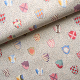 Heraldic Sprezzatura by Happy Menocal Whimsical Shields Wallpaper – Schumacher 5013490