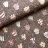 Heraldic Brown by Happy Menocal Whimsical Shields Wallpaper – Schumacher 5013493
