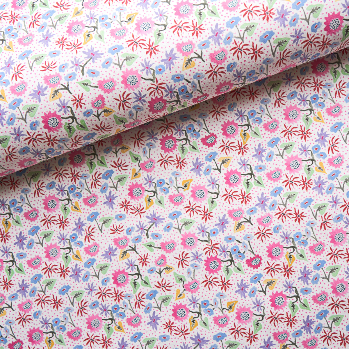 Calico Sprezzatura by Happy Menocal Multicolor Microfloral Wallpaper – Schumacher 5013500