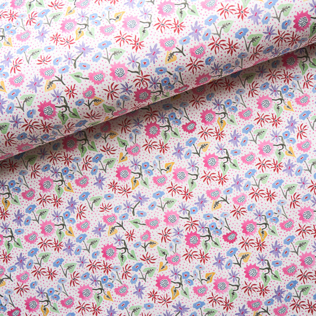 Calico Sprezzatura by Happy Menocal Multicolor Microfloral Wallpaper – Schumacher 5013500