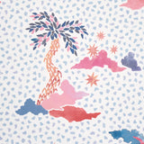 Valletta Sky and Pink by Schumacher Whimsical Scenic Wallpaper – Schumacher 5013520