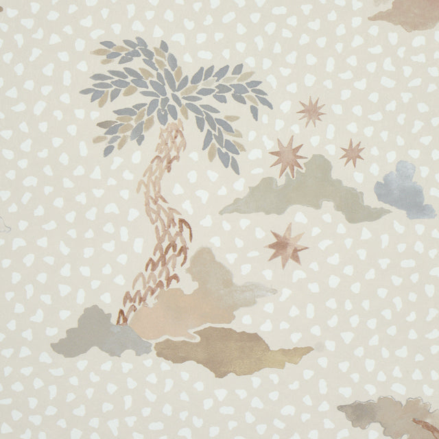 Valletta Moonstone by Happy Menocal Scenic Wallpaper – Schumacher 5013521