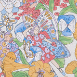 Fairie Garden Yellow and Ivory by Clements Ribeiro Whimsical Floral Wallpaper – Schumacher 5013541
