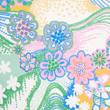 Daisy Chain Light Multi by Clements Ribeiro Psychedelic Floral Wallpaper – Schumacher 5013550