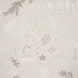 Haven wallpaper in light neutral by Clements Ribeiro for Schumacher, featuring abstract, aboriginal-inspired patterns in soft beige and white tones.