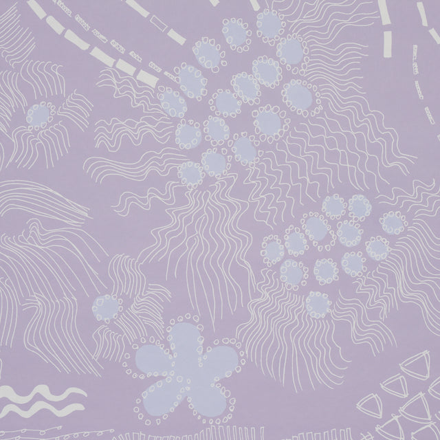Haven Lilac by Clements Ribeiro Abstract Large-Scale Wallpaper – Schumacher 5013562