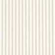 Edwin Stripe Narrow wallpaper in Straw by Schumacher, featuring narrow vertical stripes in a neutral palette.