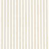 Edwin Stripe Narrow wallpaper in Straw by Schumacher, featuring narrow vertical stripes in a neutral palette.