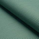 Edwin Stripe Narrow Dark Green by Schumacher Classic Dimensional Stripe Wallpaper – Schumacher 5013603