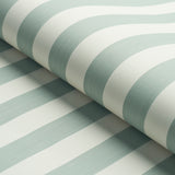Edwin Stripe Medium Eucalyptus by Schumacher Classic Stripe Wallpaper – Schumacher 5013613