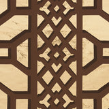 Zanzibar Trellis Mylar Gold Mylar Wallpaper – Schumacher 5013640