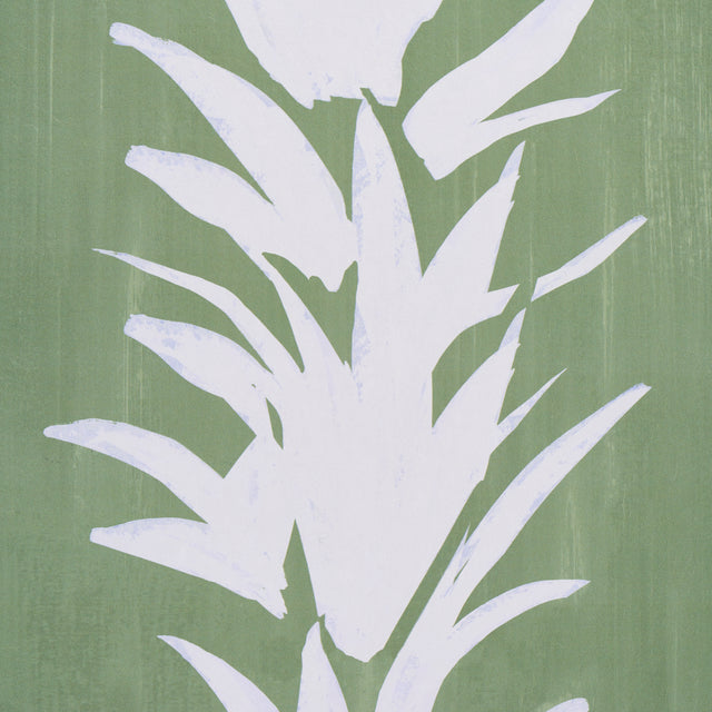 White Lotus Soft Green by Schumacher Backdrop Botanical Wallpaper – Schumacher 5013660