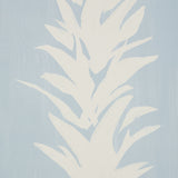 White Lotus Soft Blue by Backdrop Modern Botanical Wallpaper – Schumacher 5013664