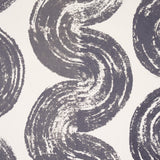 1975 Graphite by Backdrop Curvilinear Stripe Wallpaper – Schumacher 5013670SAM