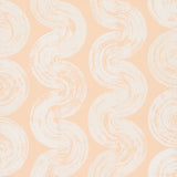 1975 Light Peach Curvilinear Stripe Wallpaper by Backdrop – Schumacher 5013673SAM