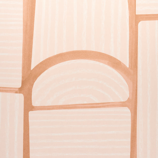 Bloomsbury Light Pink Geometric Wallpaper by Schumacher – Backdrop 5013680