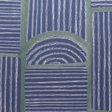 Bloomsbury Deep Navy by Backdrop Geometric Arch and Stripe Wallpaper – Schumacher 5013683