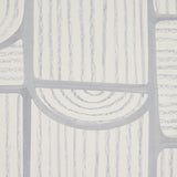 Bloomsbury Cool Gray Geometric Wallpaper by Backdrop – Schumacher 5013684