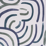 New Beat Blue & Green by Backdrop Modern Abstract Wallpaper – Schumacher 5013690