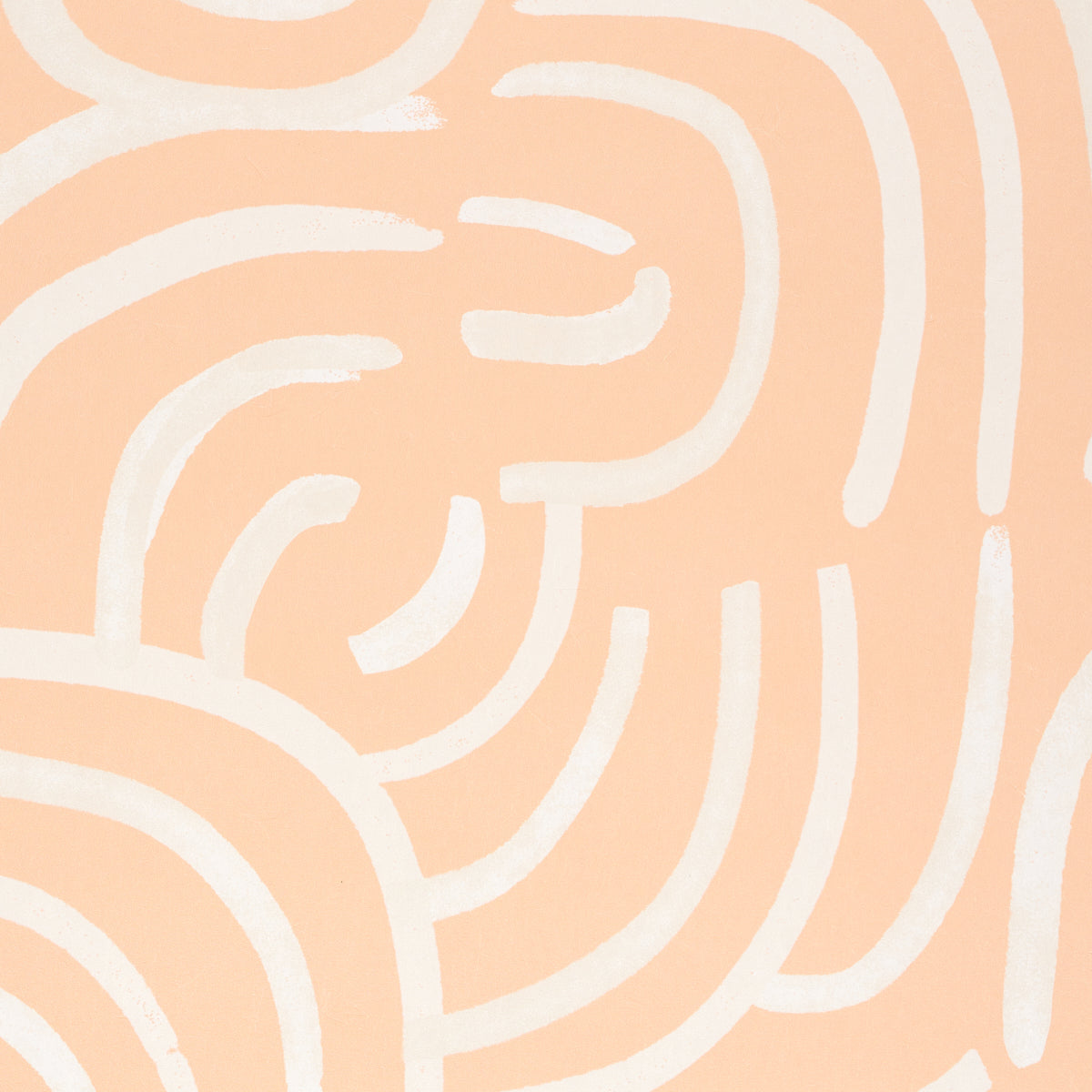 New Beat Light Peach by Backdrop Painterly Abstract Wallpaper – Schumacher 5013692