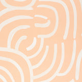 New Beat Light Peach by Backdrop Painterly Abstract Wallpaper – Schumacher 5013692