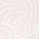 New Beat Light Beige by Backdrop Painterly Concentric Arches Wallpaper – Schumacher 5013693
