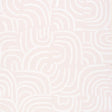 New Beat wallpaper in light beige by Backdrop for Schumacher, featuring painterly concentric arches in a multidirectional design.