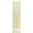 Kayon Sisal Panel in soft green features a large-scale, graphic floral pattern printed on textured Haruki Sisal wallpaper.