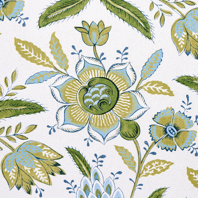 Lafayette Botanical Moss by Schumacher Williamsburg Collection Scenic Floral Wallpaper – Schumacher 5013751