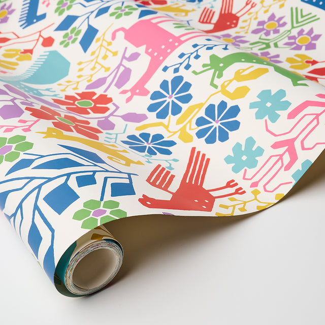 LUPITA Vibrant Multi by Schumacher Whimsical Animal Wallpaper – Schumacher 5013762