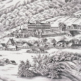 Toussaint Toile Black on Ivory by Victor Glemaud Historic Haitian Toile Wallpaper – Schumacher 5013770